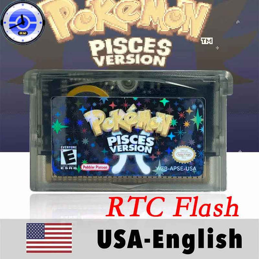 Pokémon Pisces – GBA Cartridge · RTC