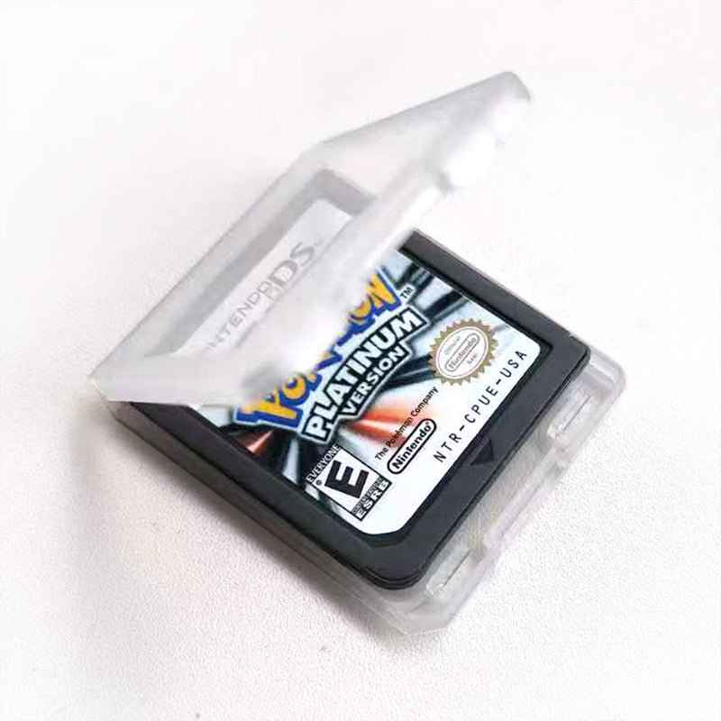 Pokemon Platinum Version Game Case & Cart