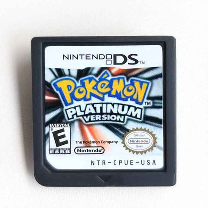 Pokemon Platinum Version Game Case & Cart