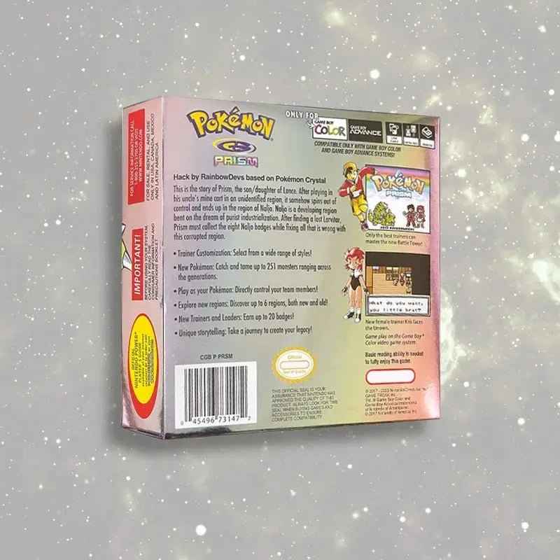 Pokémon Prism – Game Boy Color Cartridge