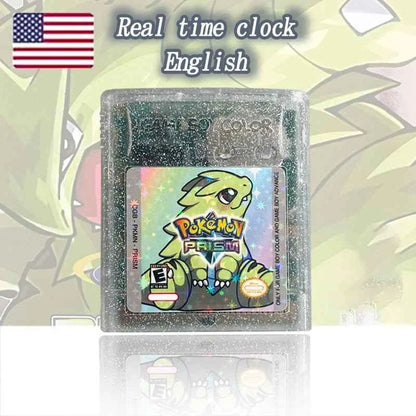 Pokemon Prism Usa Noe Cart Video Console Card Rom Hack English GBC Case & Cart (ES)