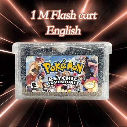 Pokémon Psychic Adventures Cartridge – English 1M Flash Cart Game for GBA | Story-Driven Pokémon Adventure
