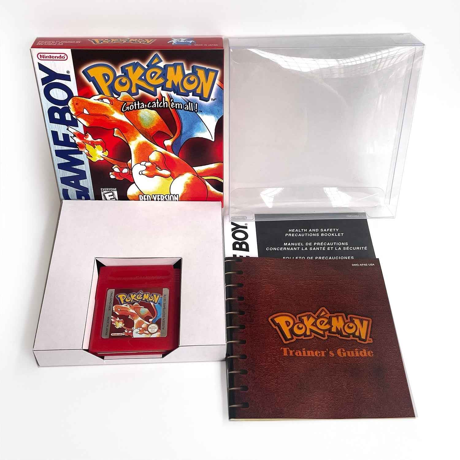 Pokemon Red Ic GBC Case & Cart