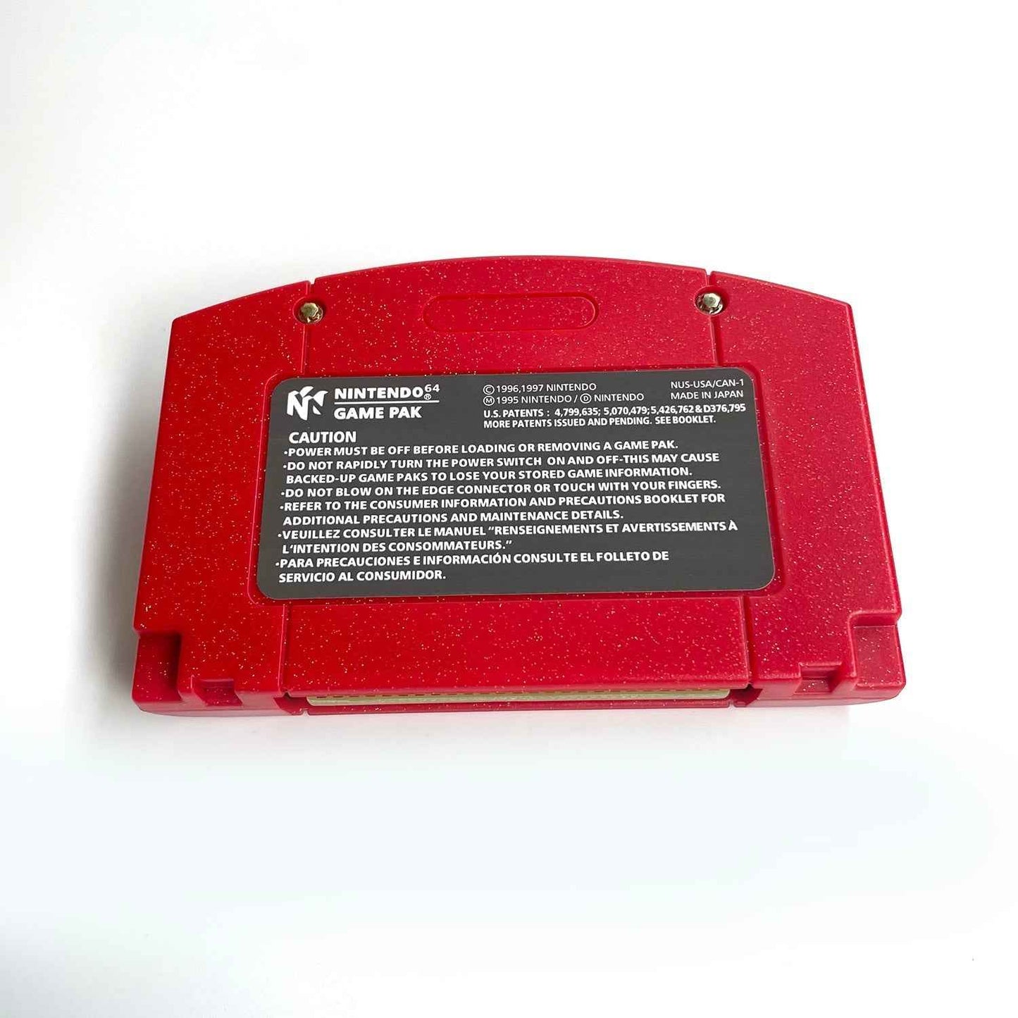 Pokemon Red Version Game With N64 Case & Cart