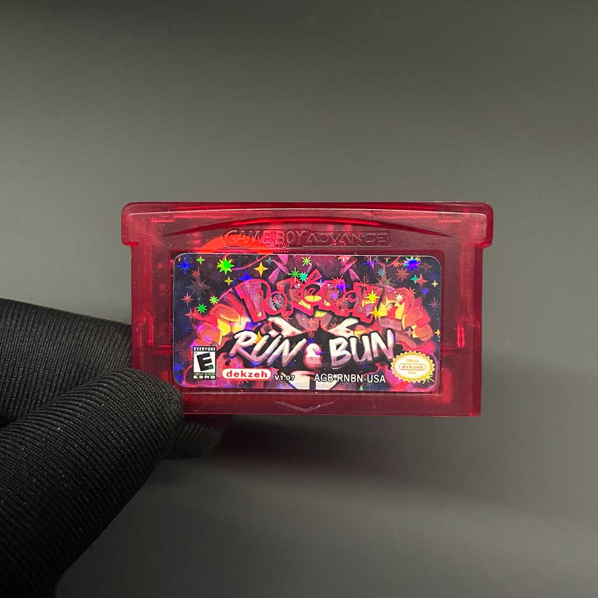 Pokémon Run & Bun reproduction GBA cartridge – English