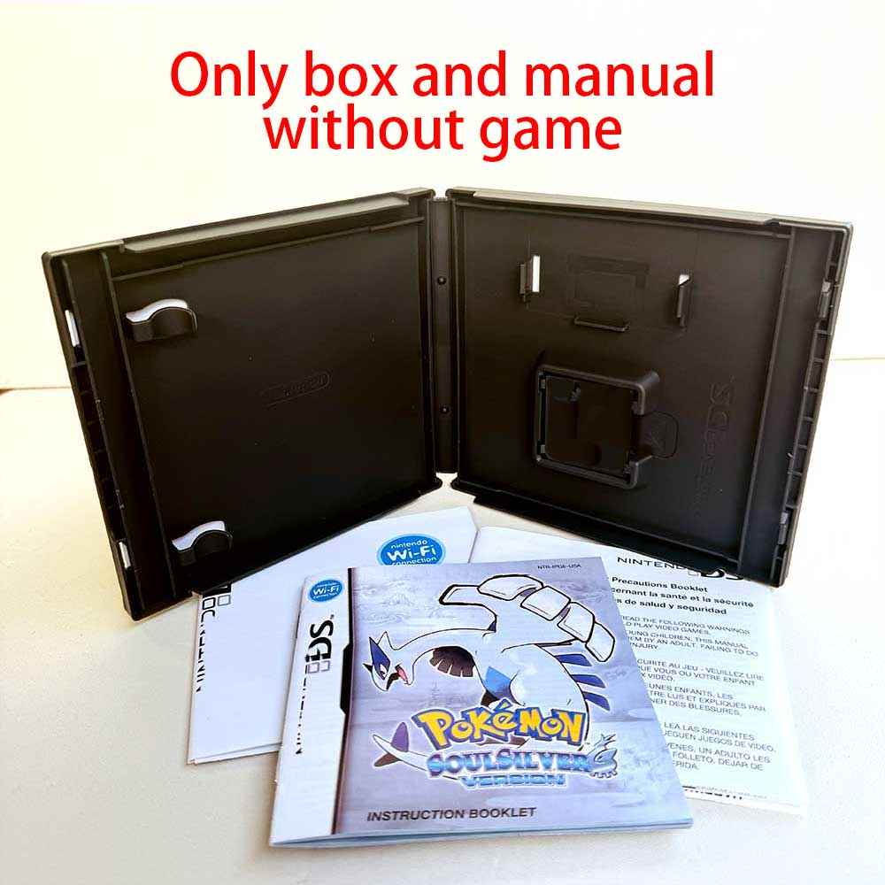 Pokemon Sealed Soulsilver Ds Games Case & Cart