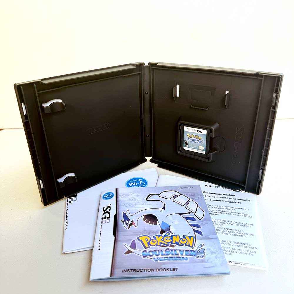 Pokemon Sealed Soulsilver Ds Games Case & Cart