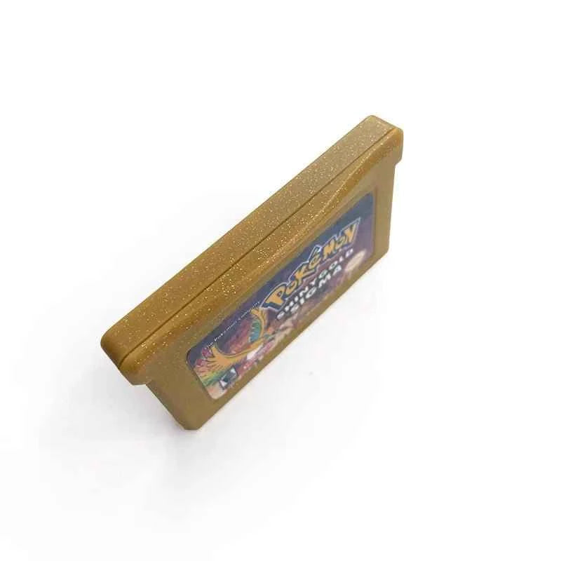 Pokémon Shiny Gold Sigma Cartridge – English 1M Flash Cart Game for GBA | Game Boy Advance Custom Version