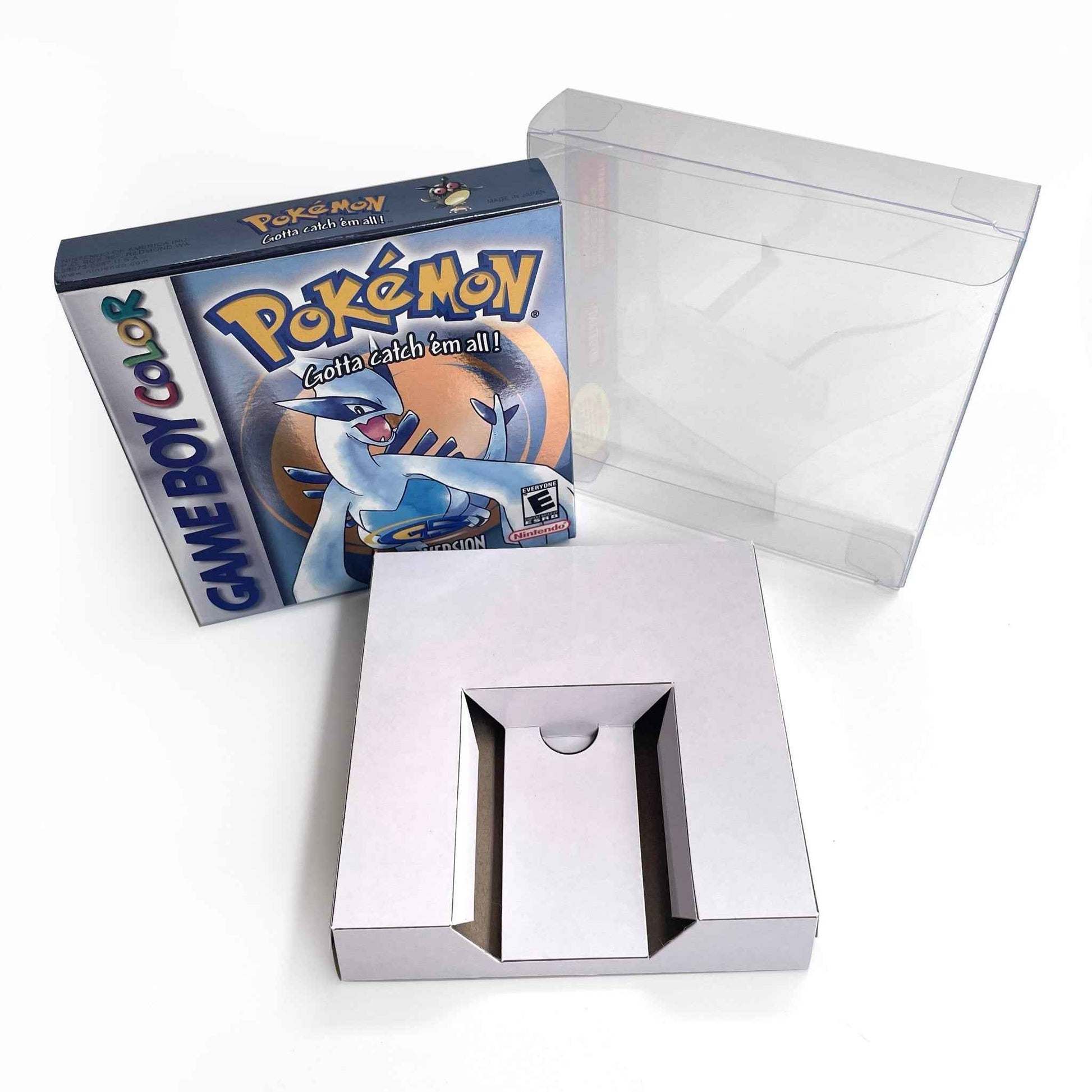 Pokemon Silver Cart Ic GBC Case & Cart