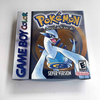 Pokemon Silver Cart Ic GBC Case & Cart