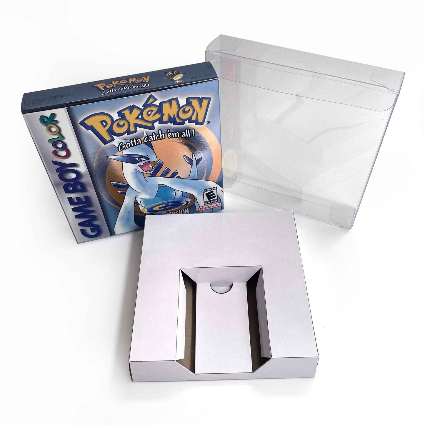 Pokemon Silver Cart Ic GBC Case & Cart