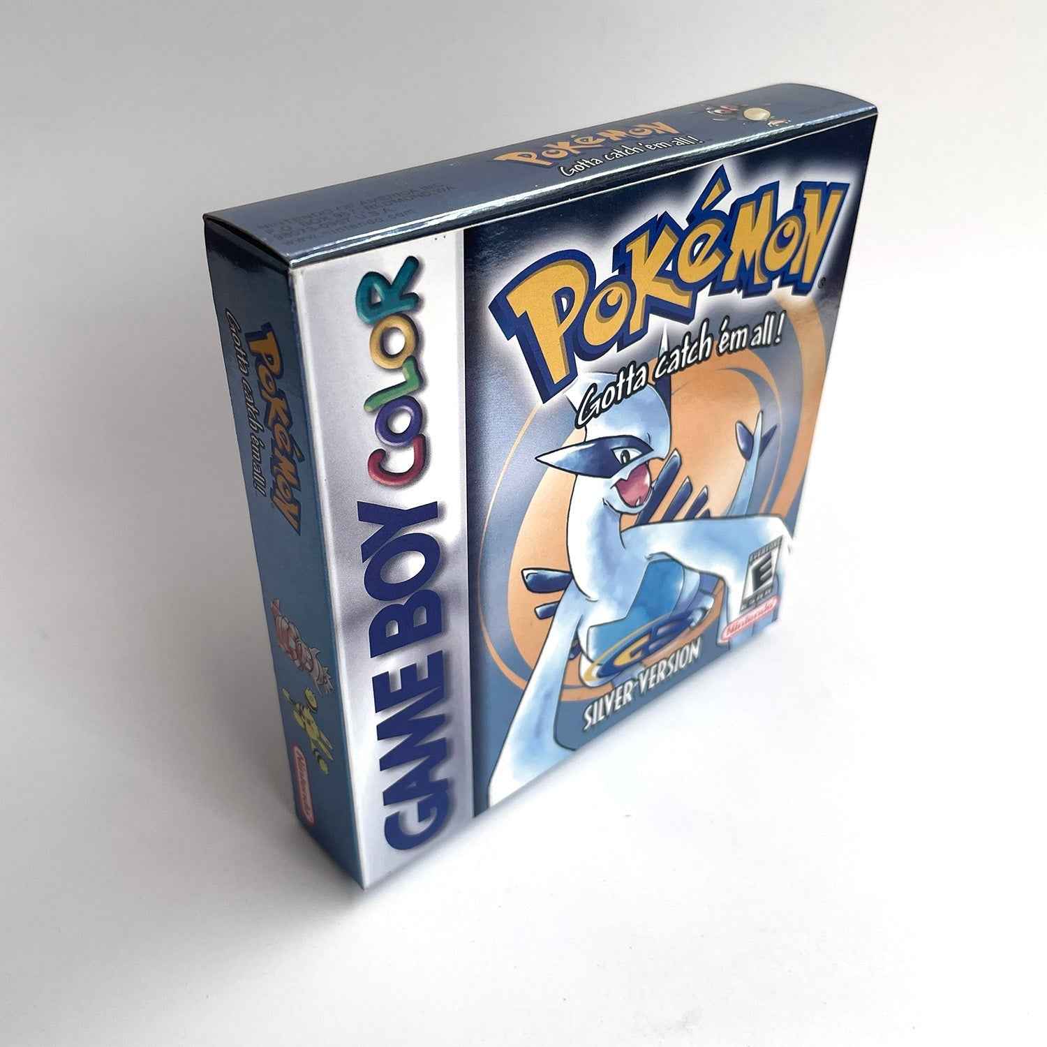 Pokemon Silver Cart Ic GBC Case & Cart