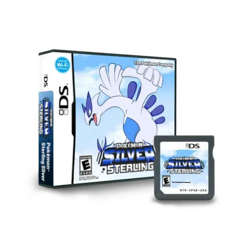 Pokémon Silver Sterling – Nintendo DS Game Cartridge (With Box, No Manual)