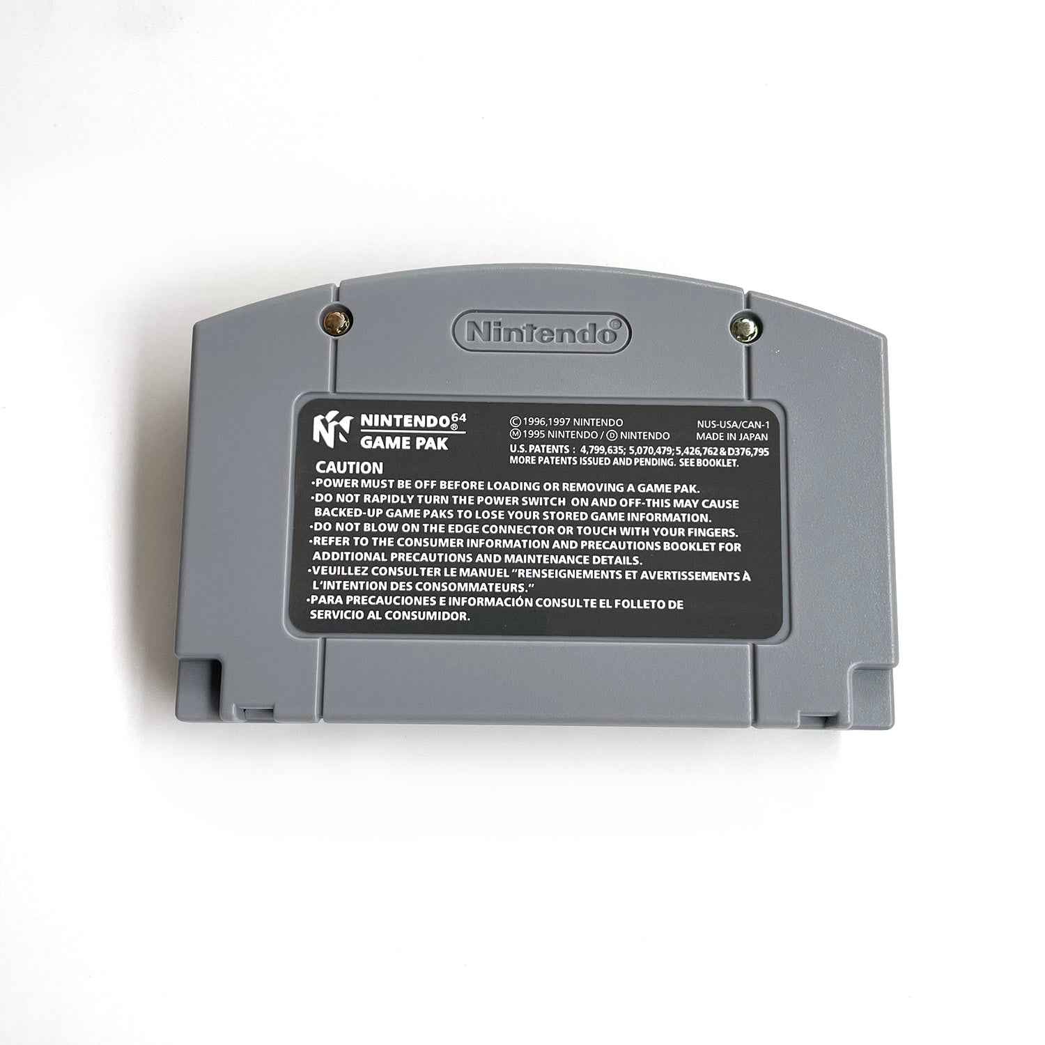 Pokemon Silver Version Game With N64 Case & Cart