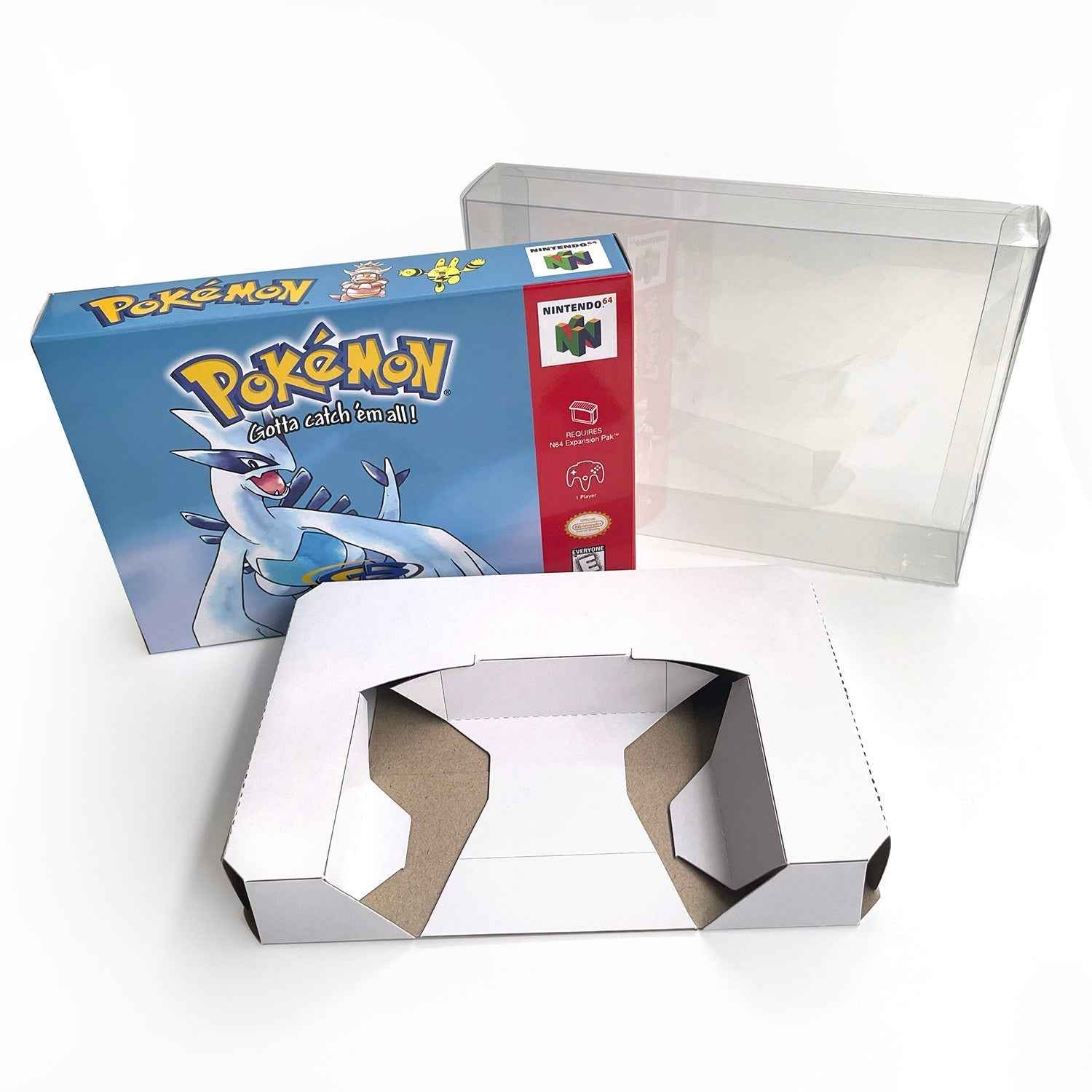 Pokemon Silver Version Game With N64 Case & Cart