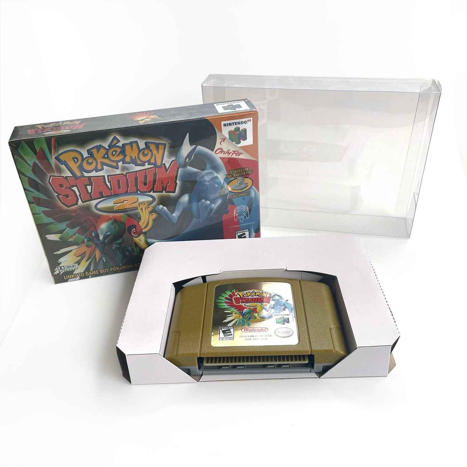 Pokemon Stadium 2 Game With N64 Case & Cart