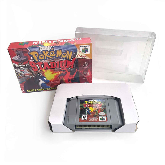 Pokemon Stadium Game With N64 Case & Cart