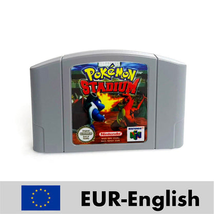 Pokémon Stadium reproduction N64 cartridge – English