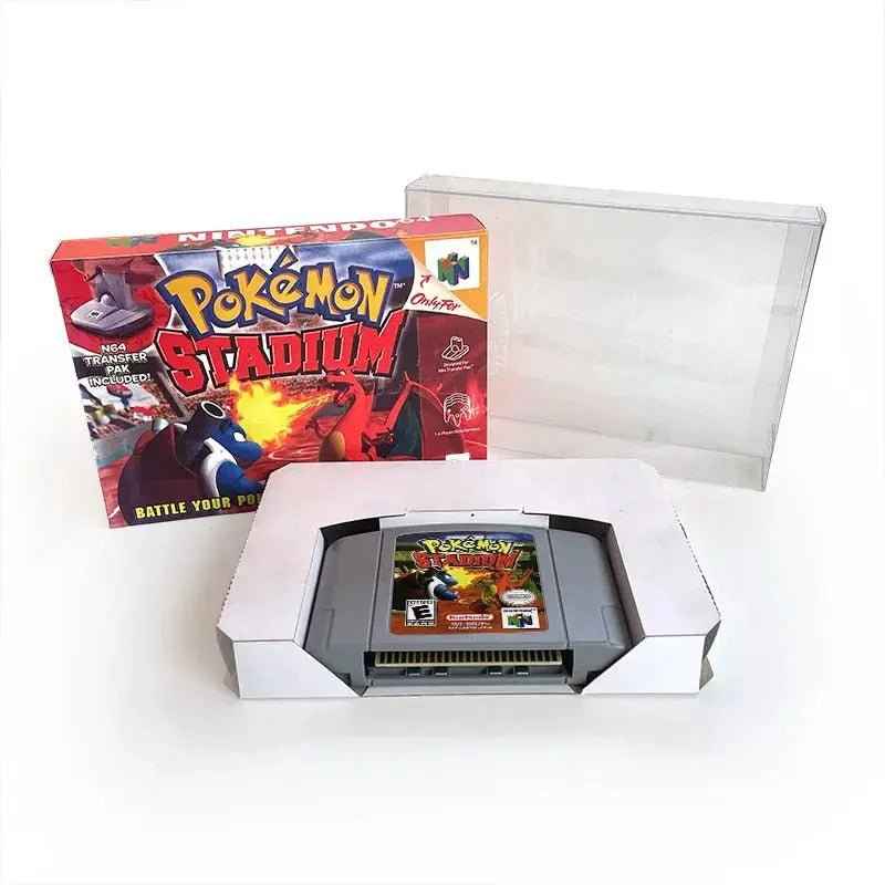 Pokémon Stadium – N64 Custom Cartridge + Display Box