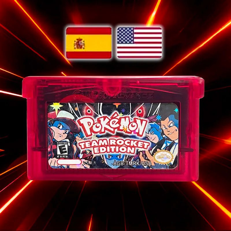 Pokémon Team Rocket Edition – GBA Game Cartridge (RTC Flash Cart, USA/ESP) - Romcarts