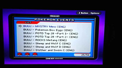 Pokémon Ultimate Event Distribution Cartridge For GBA