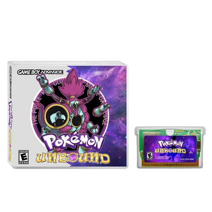 Pokémon Unbound – GBA Game Cartridge (With Box, No Manual)