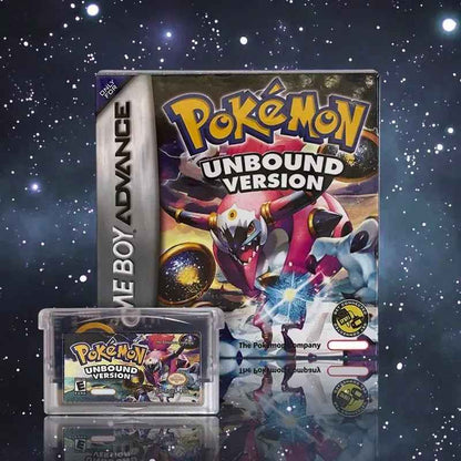 Pokémon Unbound – GBA Game Cartridge (With Box, No Manual)