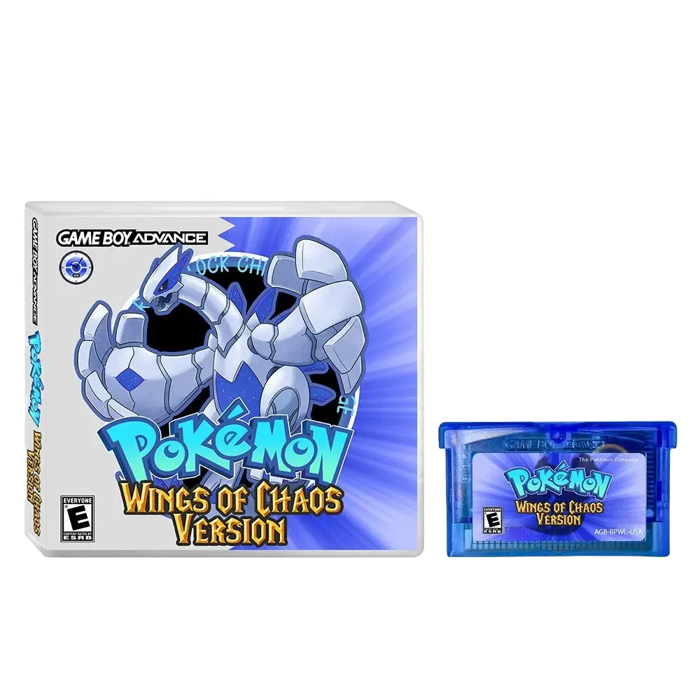 Pokémon Wings of Chaos – GBA Game Cartridge (With Box, No Manual)
