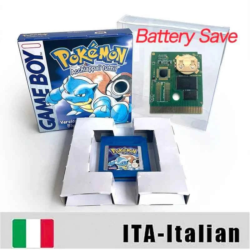 Pokemon Yellow Blue Red Crystal Silver Gold Green Usa Eur Noe GBC Case & Cart (USA)