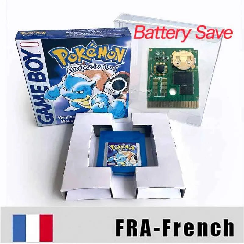 Pokemon Yellow Blue Red Crystal Silver Gold Green Usa Eur Noe GBC Case & Cart (USA)