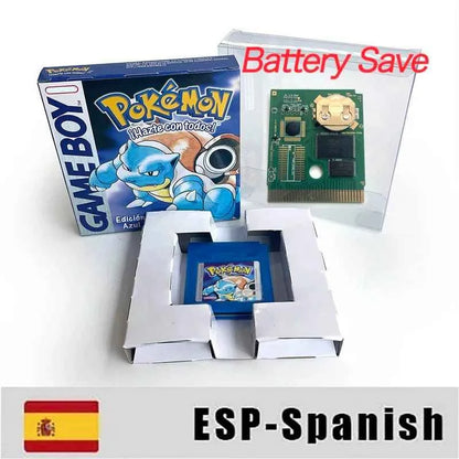 Pokemon Yellow Blue Red Crystal Silver Gold Green Usa Eur Noe GBC Case & Cart (USA)