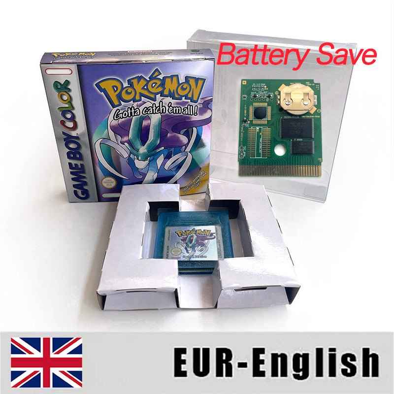 Pokemon Yellow Blue Red Crystal Silver Gold Green Usa Eur Noe GBC Case & Cart (USA)