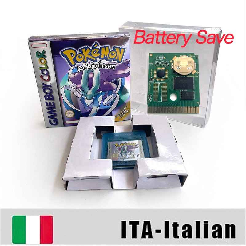 Pokemon Yellow Blue Red Crystal Silver Gold Green Usa Eur Noe GBC Case & Cart (USA)