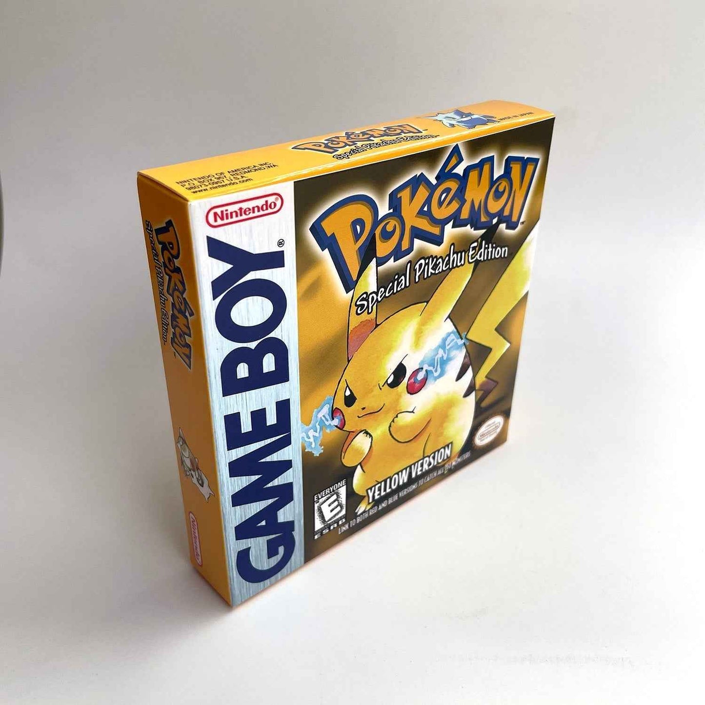 Pokemon Yellow Ic GBC Case & Cart