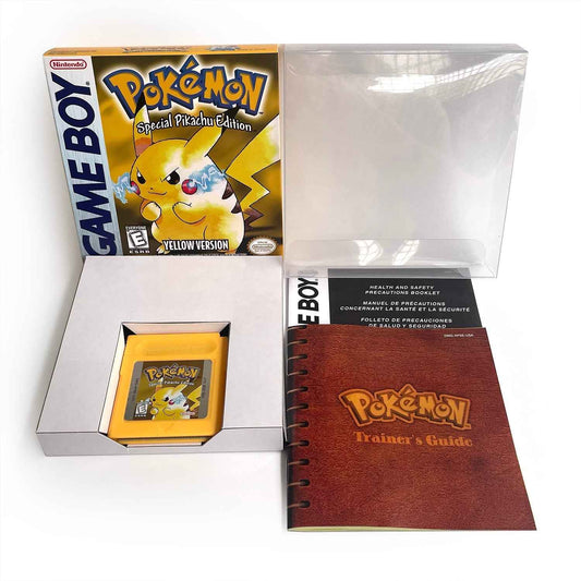 Pokemon Yellow Ic GBC Case & Cart