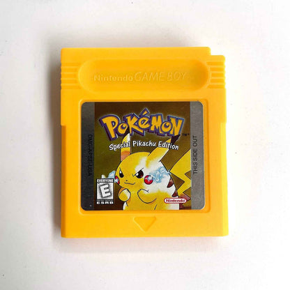 Pokemon Yellow Ic GBC Case & Cart