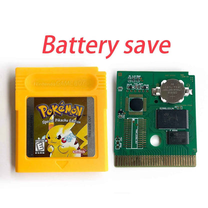 Pokemon Yellow Ic GBC Case & Cart