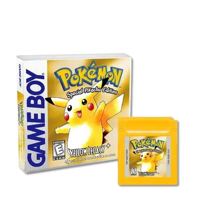 Pokémon Yellow Legacy+ – Game Boy Color Cartridge (With Box, No Manual)