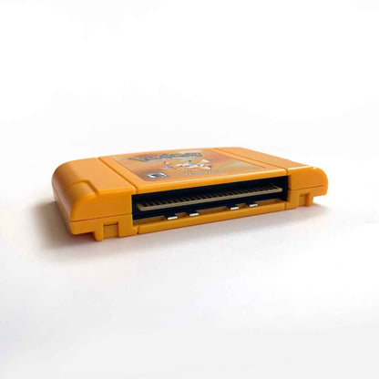 Pokemon Yellow Version Game With N64 Case & Cart