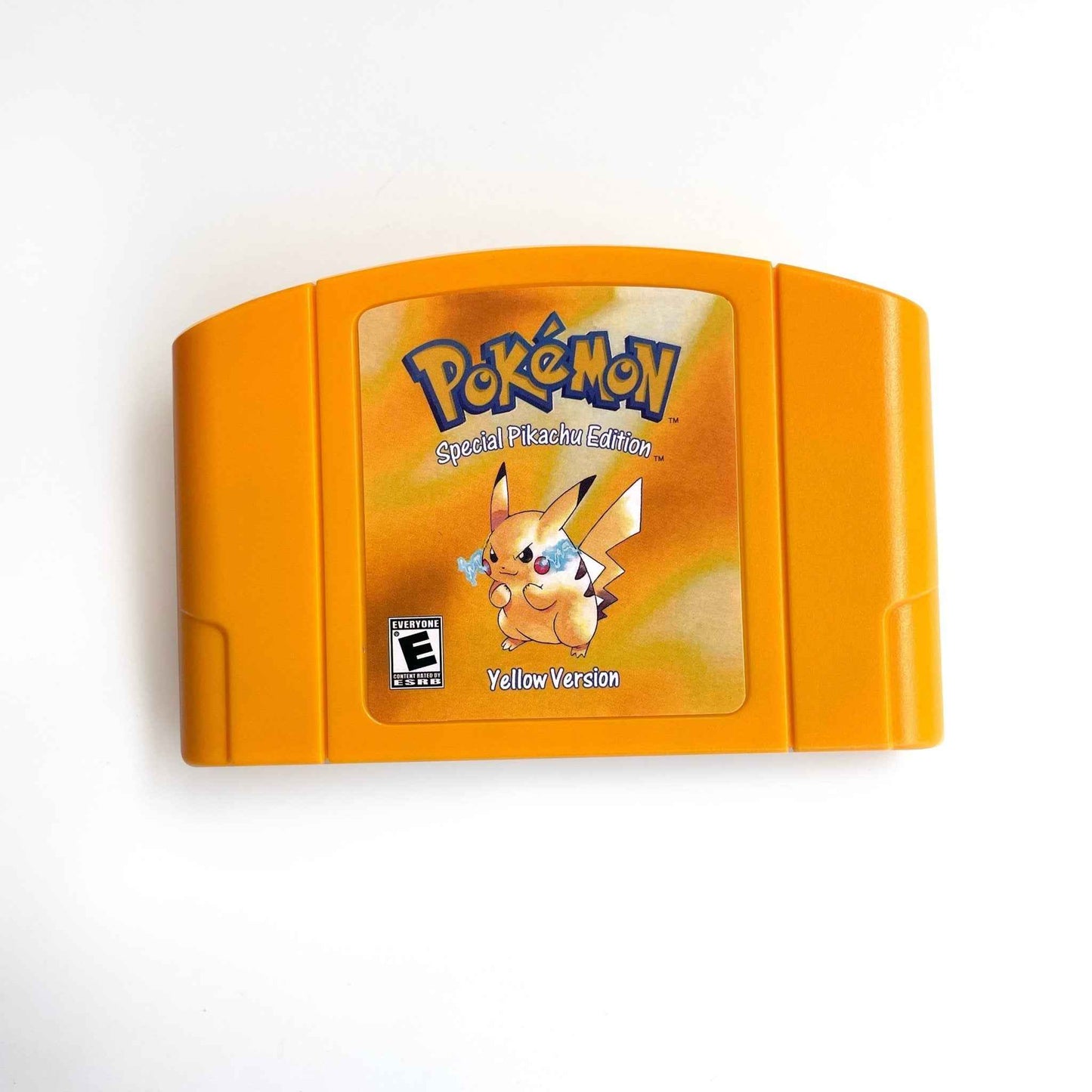 Pokemon Yellow Version Game With N64 Case & Cart