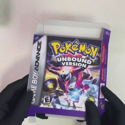 Pokémon Unbound – GBA Game Cartridge (With Box, No Manual)