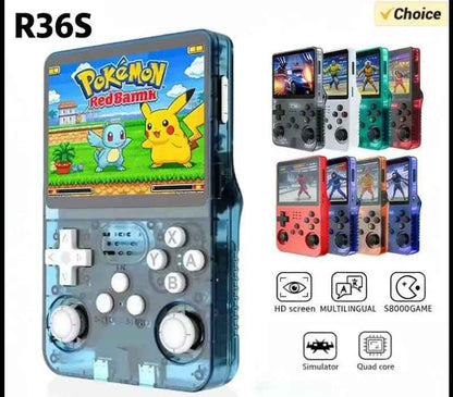 R36S Retro Handheld Game Console – Portable Linux Gaming System (64GB / 128GB / 256GB)