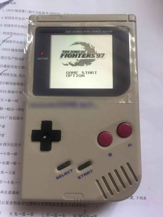 Refurbished Nintendo Game Boy DMG Console w/ IPS Screen Mod | Classic Retro Handheld System