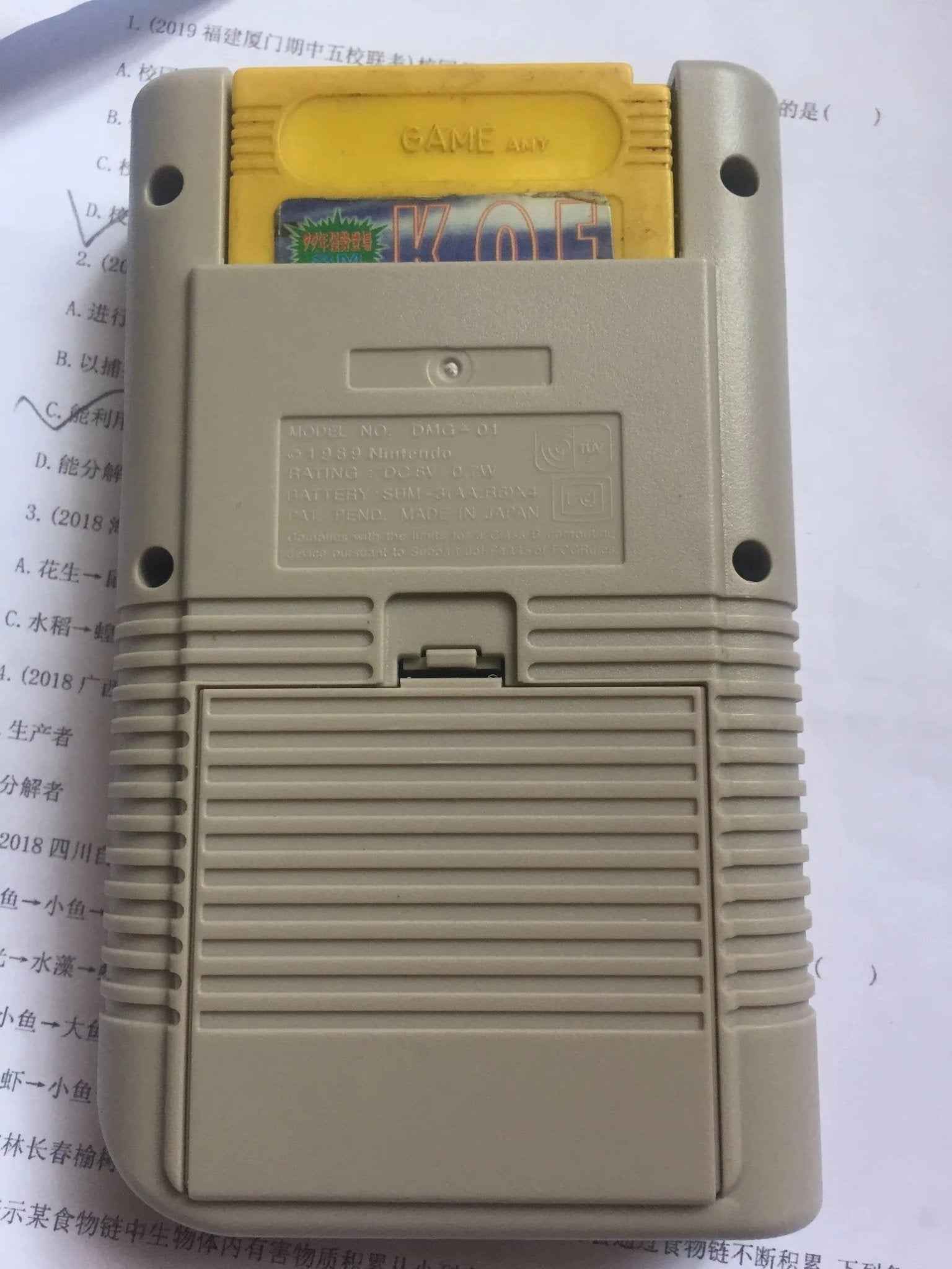 Refurbished Nintendo Game Boy DMG Console w/ IPS Screen Mod | Classic Retro Handheld System