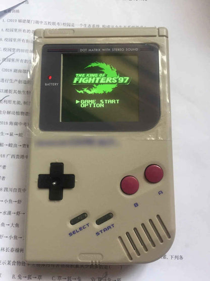 Refurbished Nintendo Game Boy DMG Console w/ IPS Screen Mod | Classic Retro Handheld System