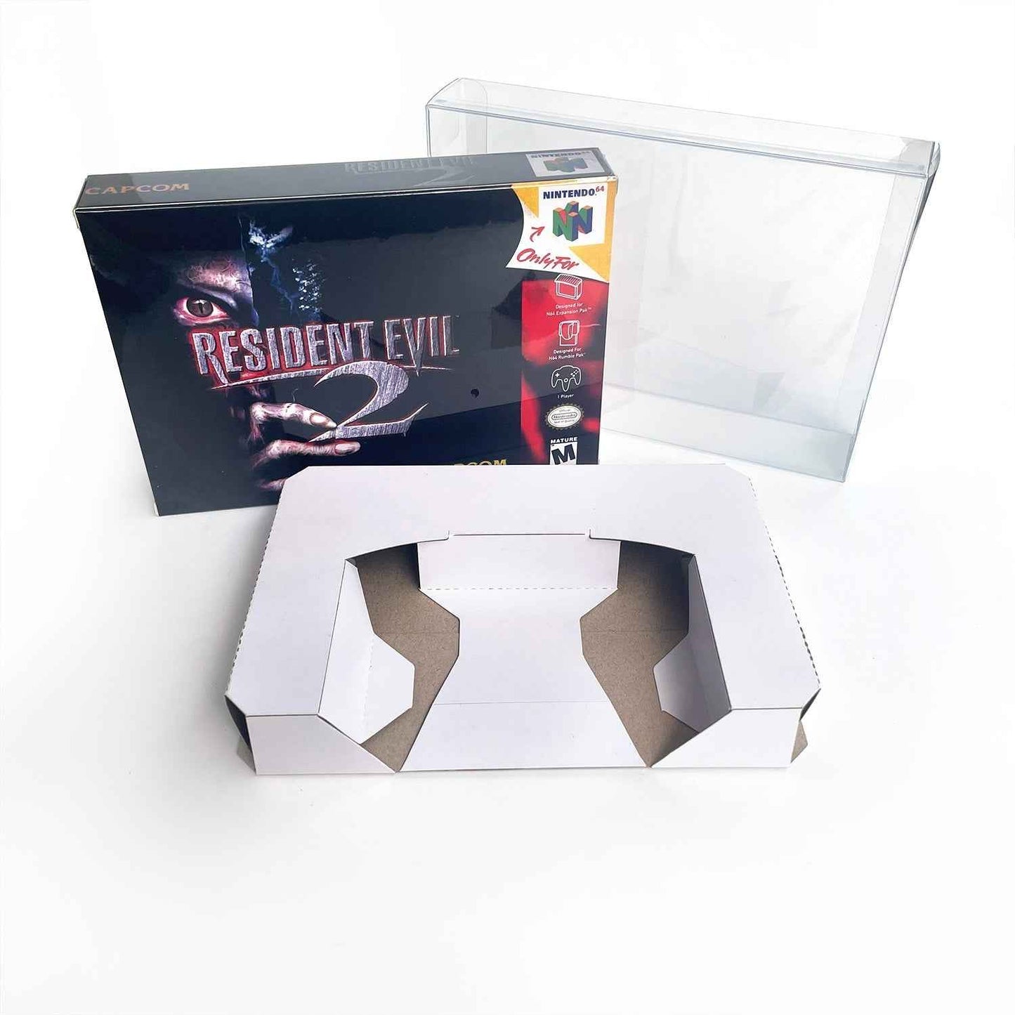Resident Evil 2 Game With N64 Case & Cart