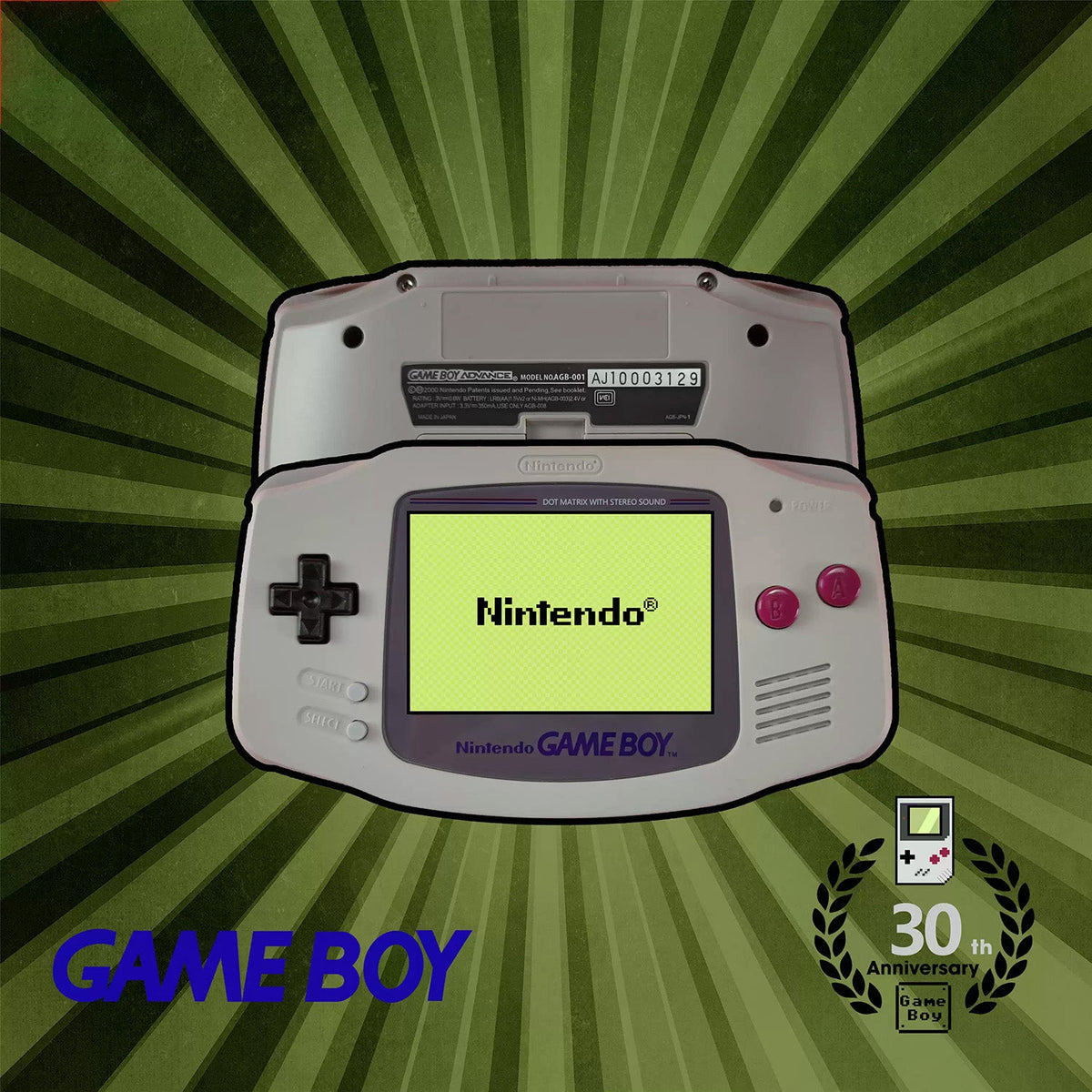 Custom Game Boy Advance Console – Game Boy 30th Anniversary, view 1