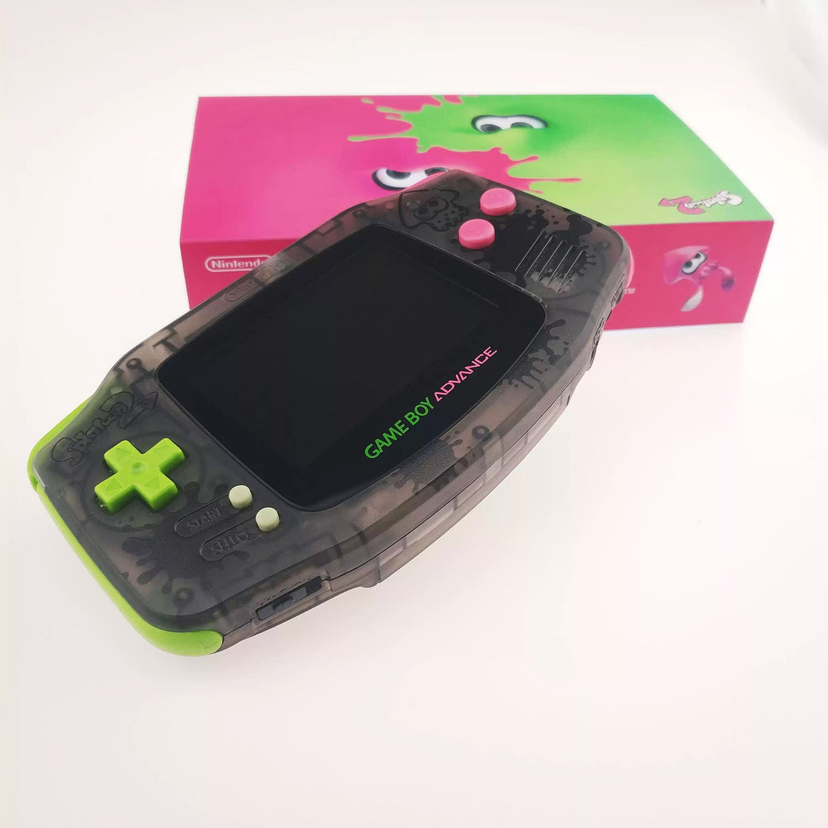 Custom Game Boy Advance Console – Splatoon, view 4