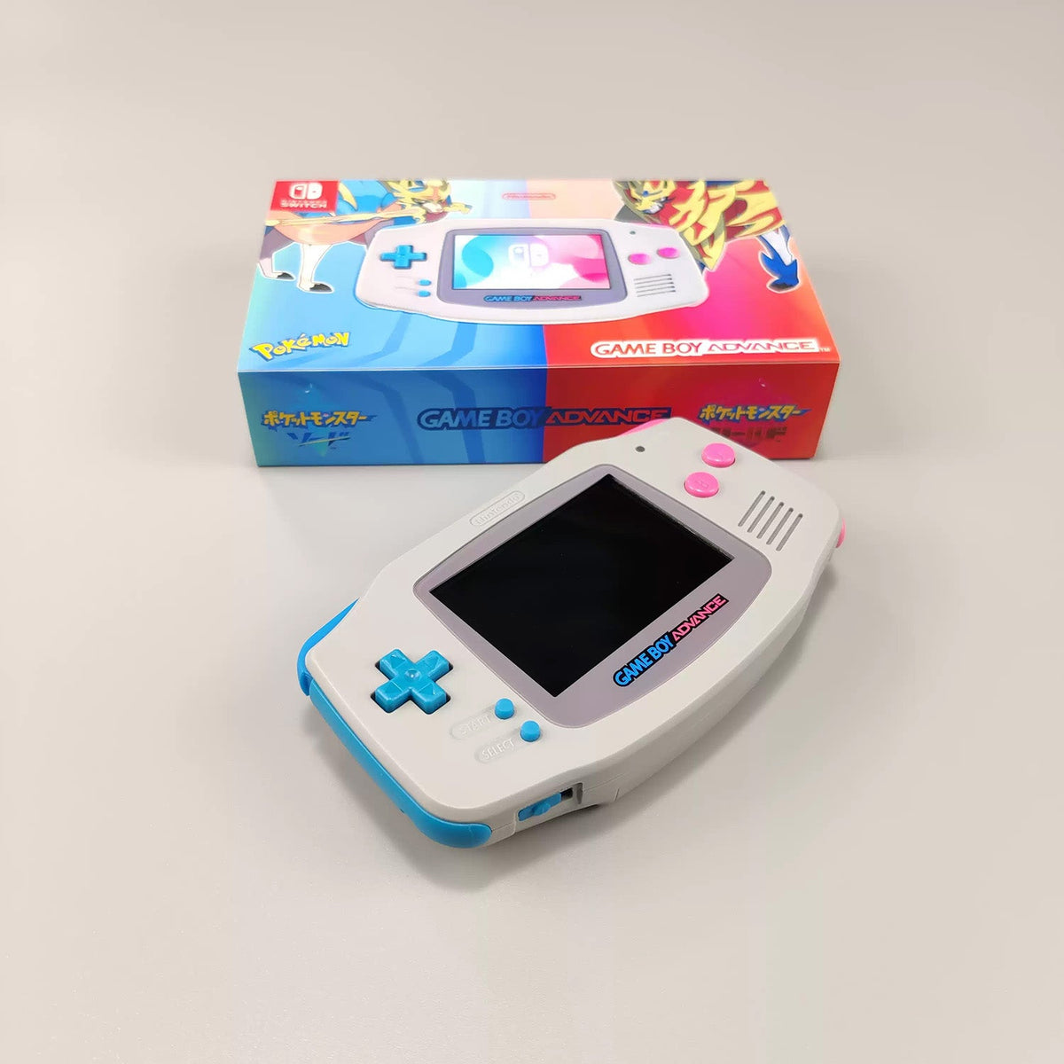 Custom Game Boy Advance Console – Sword and Shield, view 5
