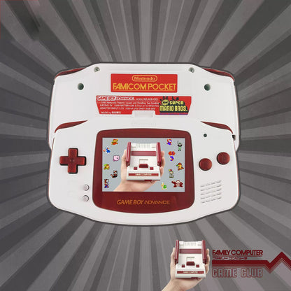Custom Game Boy Advance Console – Famicom, view 1